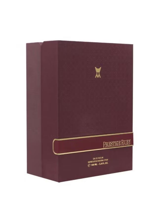 Majid Prestige Ruby Unisex Eau De Parfum 100 ML - Image 3