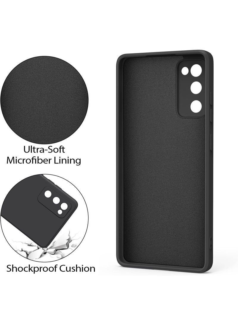 ELTRAZONE Samsung Galaxy S20 FE Case with 2 HD Screen Protectors, Camera Protection, Ultra Slim Anti-Scratch Shockproof TPU Bumper Cover – Durable Protective Phone Case, Black - Image 5