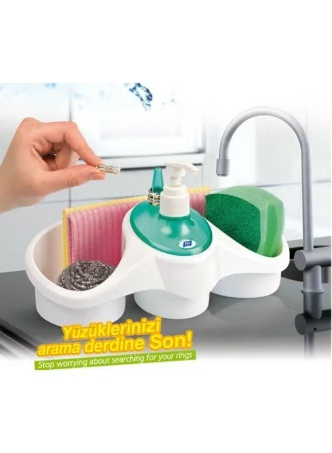 Titiz Detergent Cup Sponge Holder - 250 Ml - Image 1