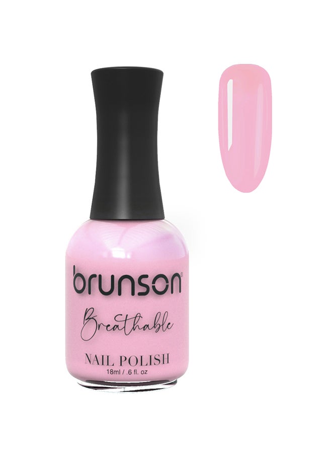 brunson Breathable Nail Polish Halal nail polish Wudu friendly Quick-Dry Vegan long lasting but easy peel off   18ml BH034 