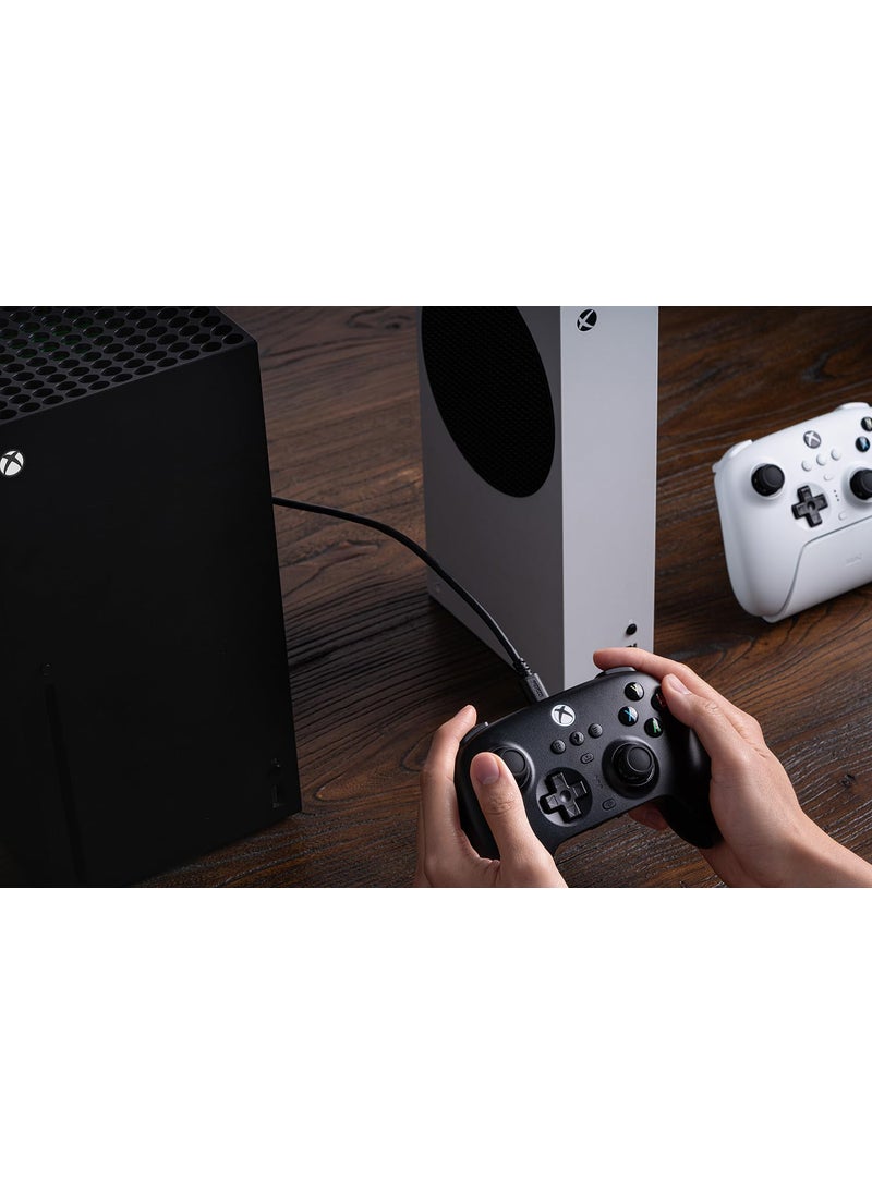 8Bitdo Ultimate 3-Mode Controller, Hall Effect Joysticks, Pro Back Buttons, Wired Only for Xbox Series X|S & Xbox One, Compatibility with Apple, Windows & Android, Officially Licensed(Black)