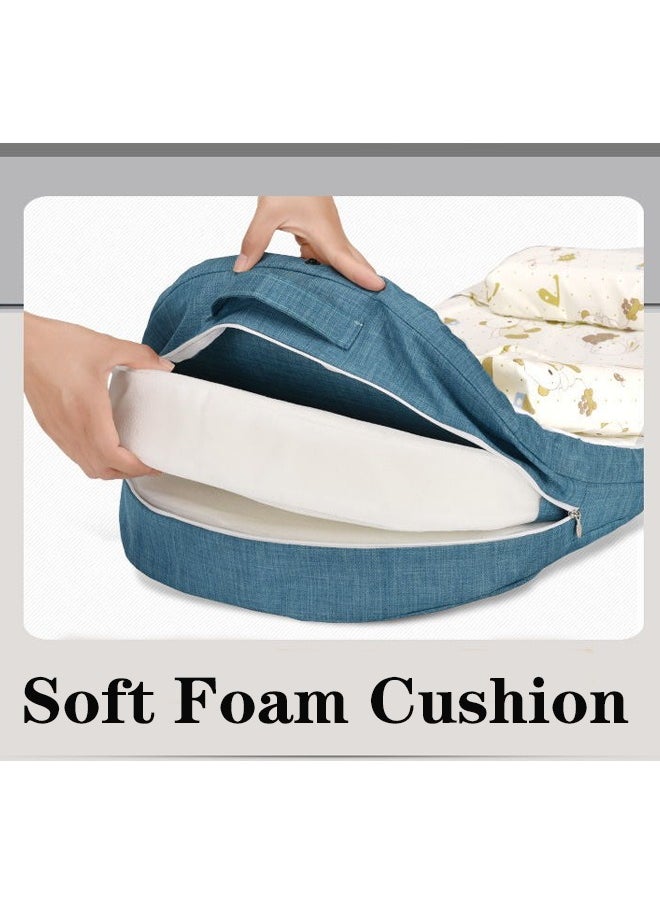 Adjustable Nursing Pillow for Breastfeeding Infant Anti-Spit Milk Slope Mat Adjustable Baby Wedge Lounger  Multi-Functional and Multi-Layer Posture Support Pillow