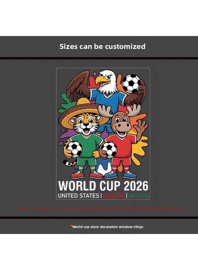 2026 World Cup Theme Scene Decoration Atmosphere Setup –Specification:Small size: width 38cm*height 53cm Color classification:JD5073 - Image 1