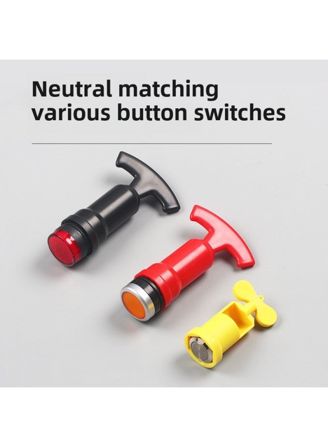 Installation Wrench AD16 Signal Indicator LA38 Handle Fastening 12/19/22MM Metal Switch Button Tool-Color:22mm Yellow Indicator Lamp (for Upgraded Signal Lamp)  - Image 4