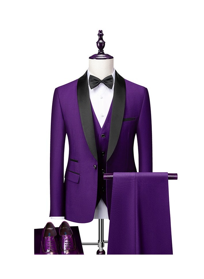 Shougu New Slim Fit Suit Set With Three Pieces  - Image 1