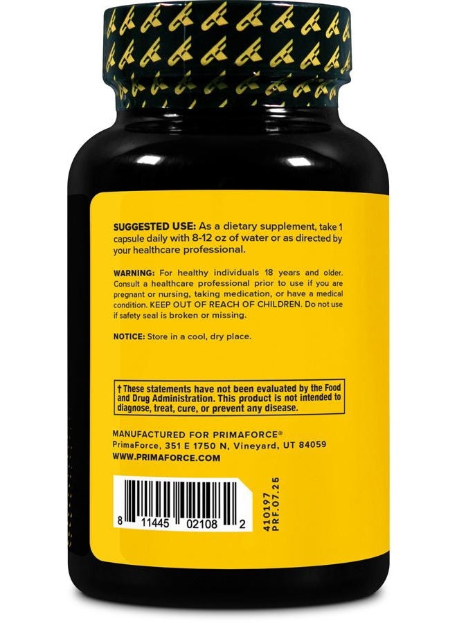 Primaforce Milk Thistle 180 Capsules 1000mg Equivalent - Gluten Free, Non-GMO Dietary Supplement, from 250mg of 4:1 Extract - Image 3