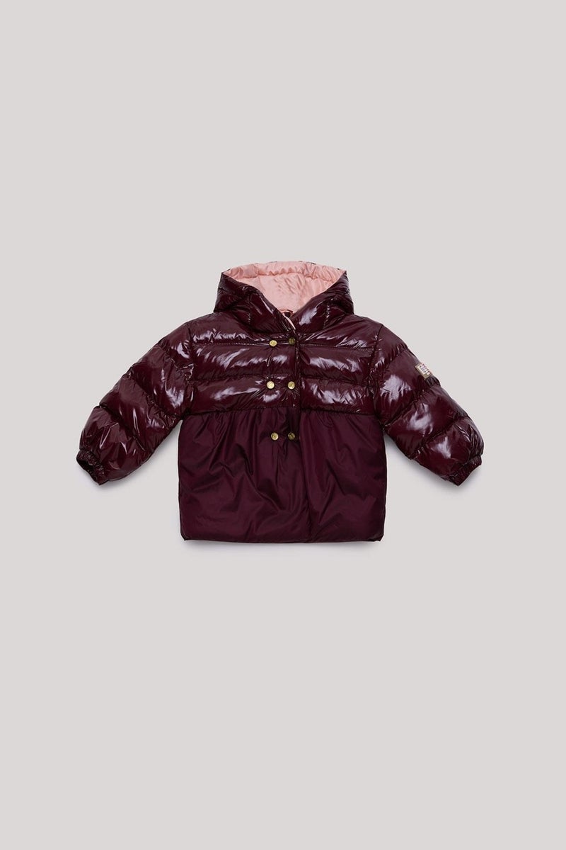 GB Baby Bg Store Baby Girl Burgundy Coat - Image 1