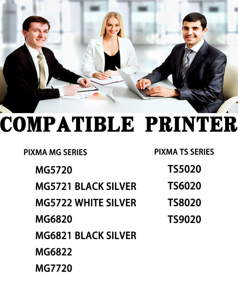 CP ColorPrint Compatible PGI270 CLI271 Ink Cartridge Replacement for Canon 270XL 271XL PGI270XL CLI271XL for PIXMA MG5720 MG5721 MG6820 MG6822 TS6020 TS9020 Printer (XLBK,B,C,M,Y, 5-Pack) - Image 2
