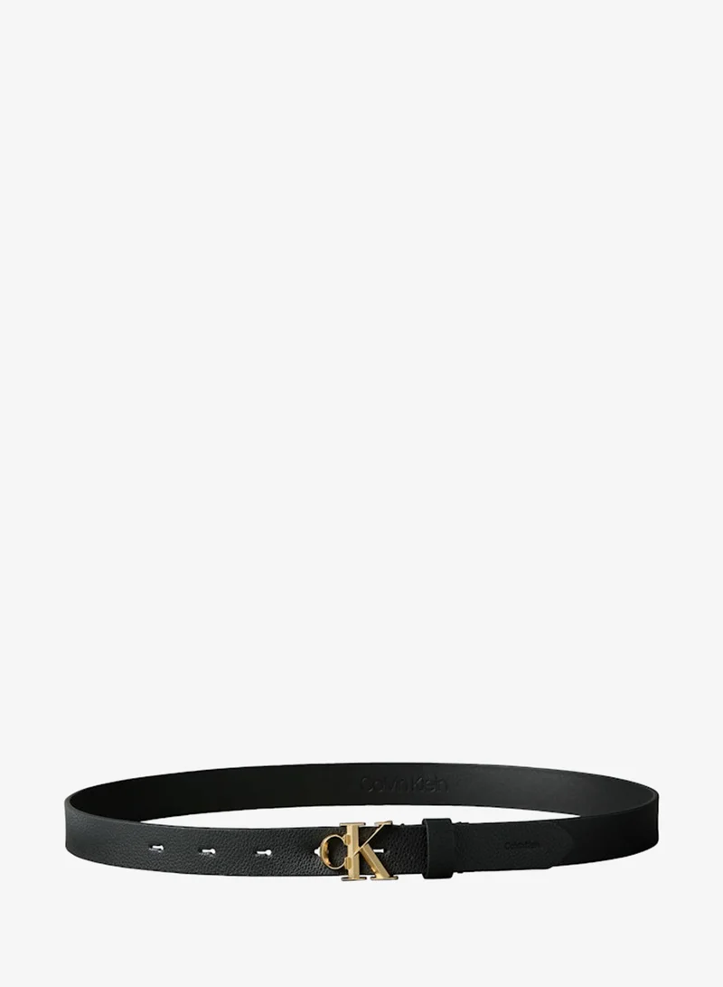 CALVIN KLEIN Logo Hole Allocated Belt