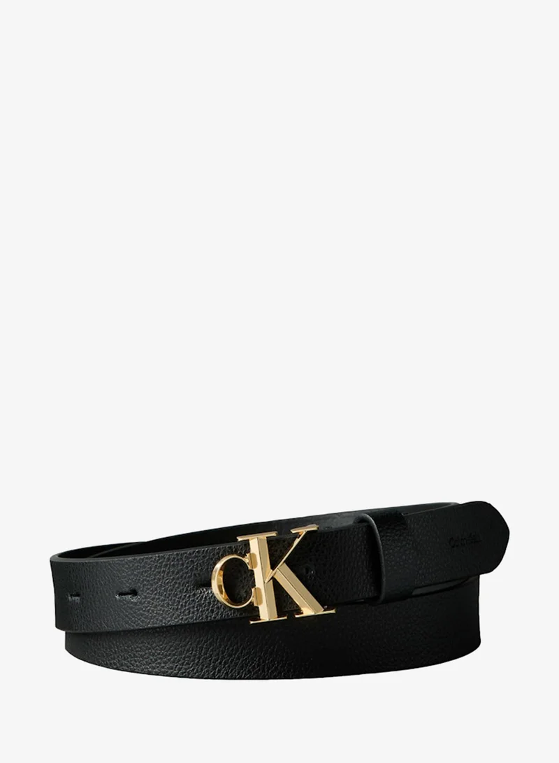 CALVIN KLEIN Logo Hole Allocated Belt