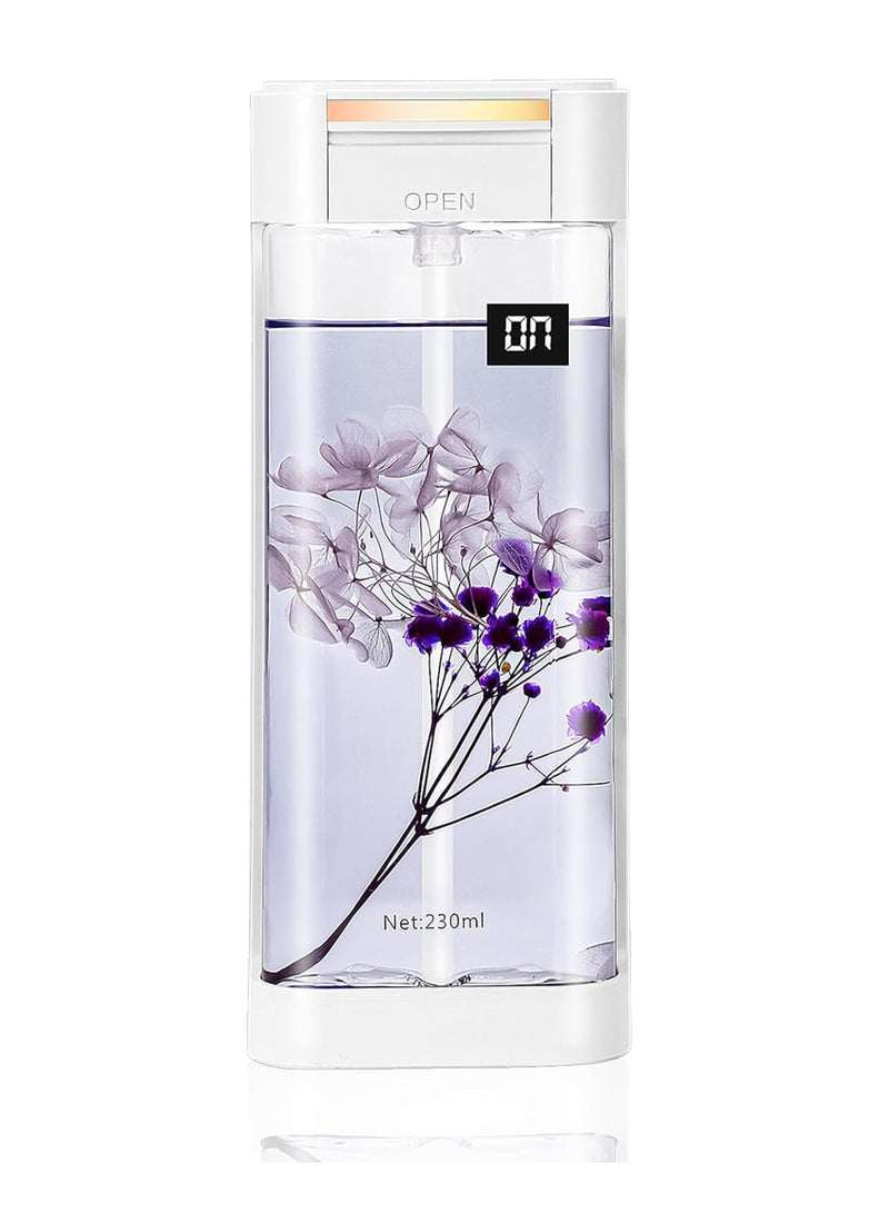 Excefore جهاز رائحة زيت أساسي، معطرات بدون ماء سعة 230 مل لغرف كبيرة، معطر Aromatherapy قابل لإعادة الشحن عبر USB، معطر رائحة صامت للمنزل والفندق والمكتب - Image 1