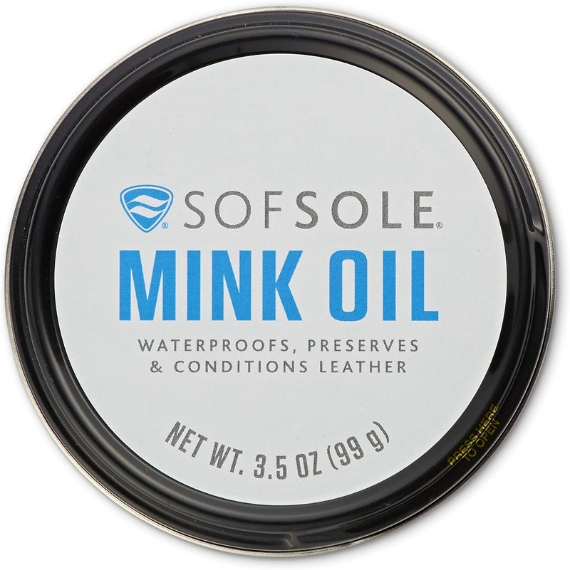 Sof Sole Mink Oil for Conditioning and Waterproofing Leather - 3.5 Ounce - Image 1