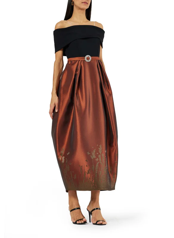 Amri Off-shoulder Long Dress