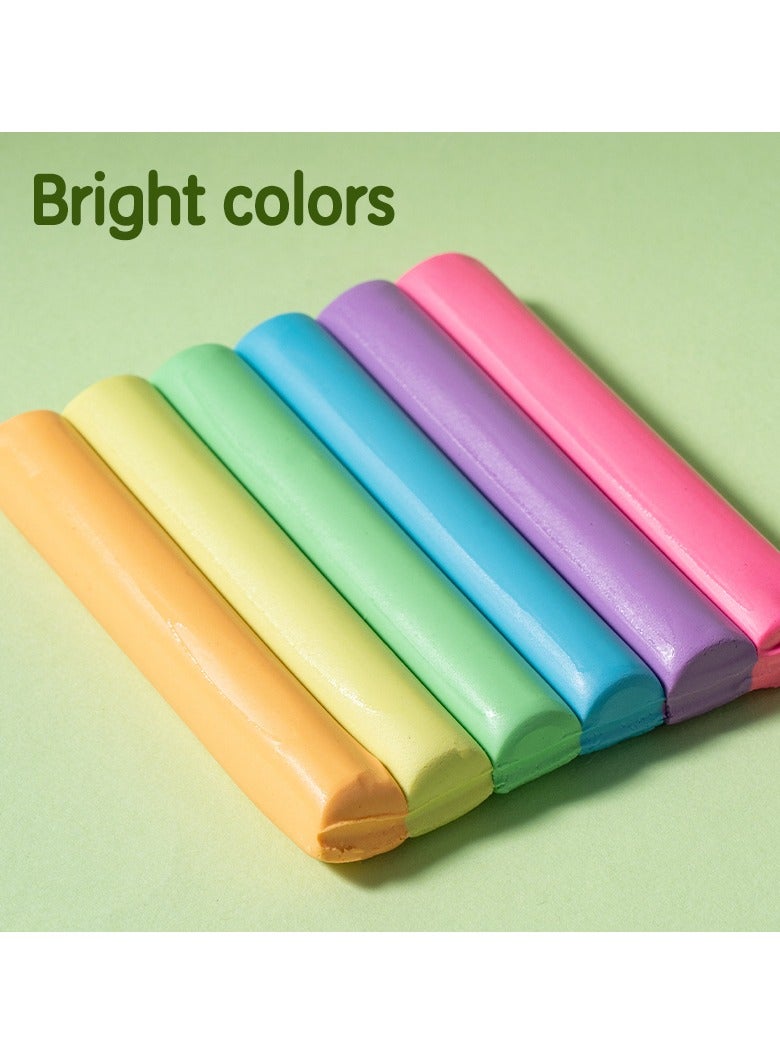 Deli EH714 Plasticine 6 colors 70g - ideal for creative handcraft play - Image 2