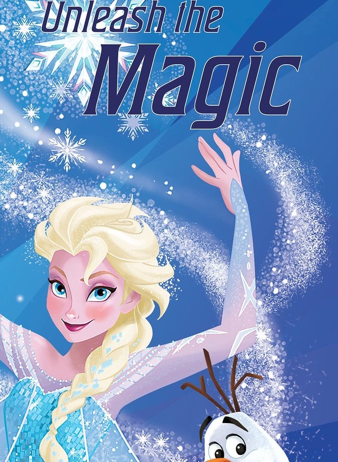 Athom Trendz Athom Living Disney Frozen Elsa (Blue) Themed Cotton Double Bedsheet Set with 2 Matching Pillow Cover, Premium Soft Fabric, Vibrant Designs, Perfect for Kids Bedroom, Easy Wash & Durable | 270x270 cm - Image 3