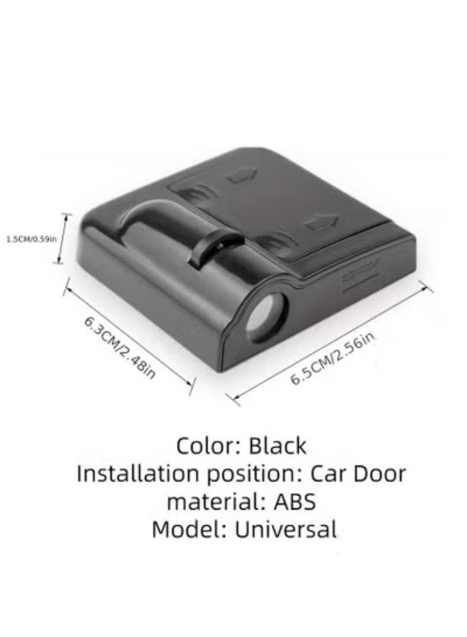 Car Door Projector Five-Pointed Star Logo Ghost Shadow LED Light Wireless Projection Light - Image 1