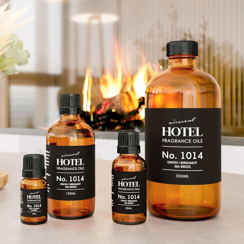 AirScent Hotel Diffuser Oil No. 1014 Inspired by The Iconic 5-Star Hotel Coastal Blend - Lemon Bergamot Sea Breeze - 30 mL, 1 fl oz - Fragrance Oil for Ultrasonic and Waterless Diffusers and Crafting | Lemon Bergamot Sea Breeze - Coastal Blend - Fragrance Oil for Ultrasonic and Waterless Diffusers and Crafting - Image 5