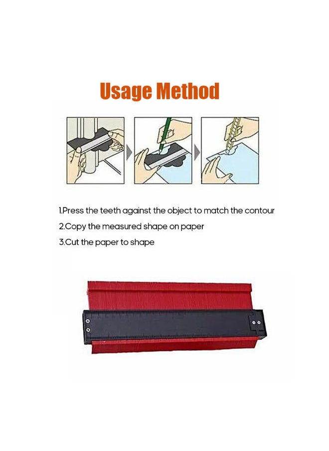 نيبمينينت مقياس وتحديد للأشكال غير المنتظمة بدقة أحمر 27 x 2 10سم  - Image 2