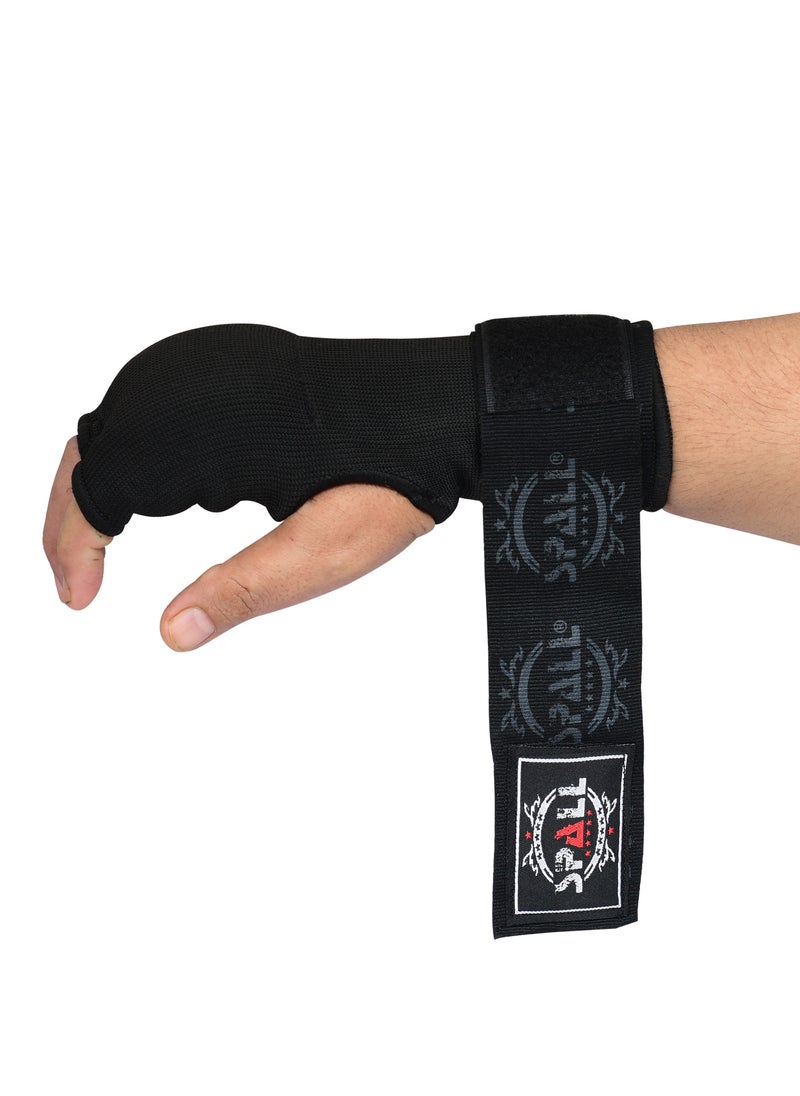 Spall - Boxing Hand Wraps Gell Mitt Grip Inner Handwraps With Long Boxing Wrist Straps For Muay Thai Boxing Kickboxing For Men And Women Comes In Pair - Image 1