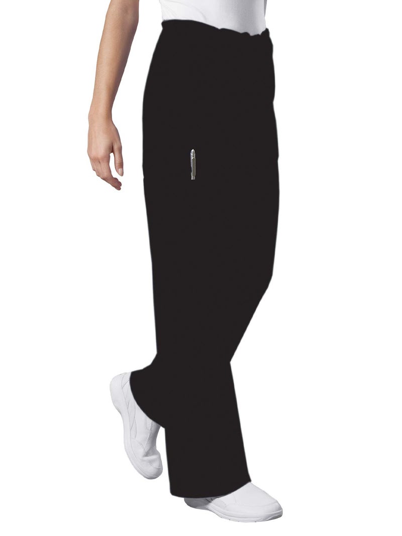 Cherokee Premium Core Stretch Unisex Cargo Scrubs Pant, Black, X-Large