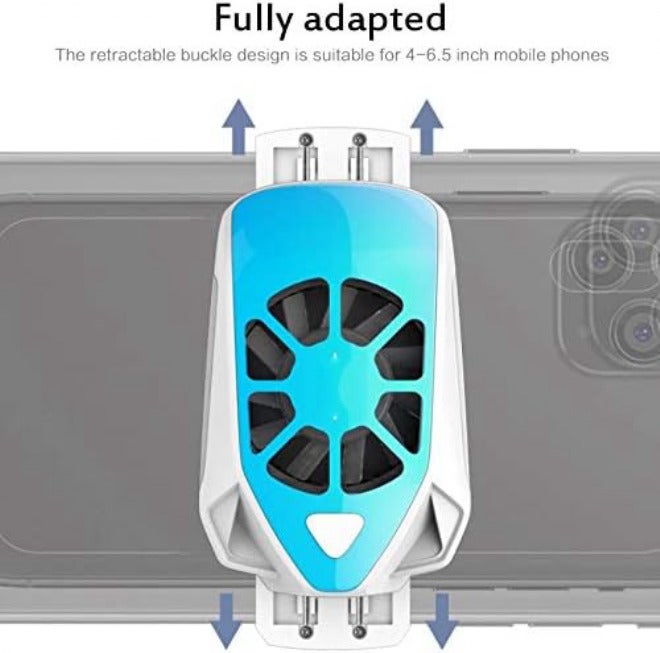 Portable Cooling Fan Game Mobile Phone Cooling Game Radiator Radiator Bracket Mobile Phone Tablet High Temperature Cooling - Image 2