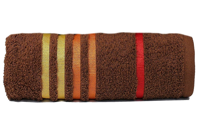 CASA COPENHAGEN Casa Copenhagen,3.10 Germany Design - Exotic Super Soft 2.12 Collection 100% Super Soft Cotton 10 Piece Face Towels Set (Size : 30 X 30 Cm)- Toffee, Brown  - Image 2