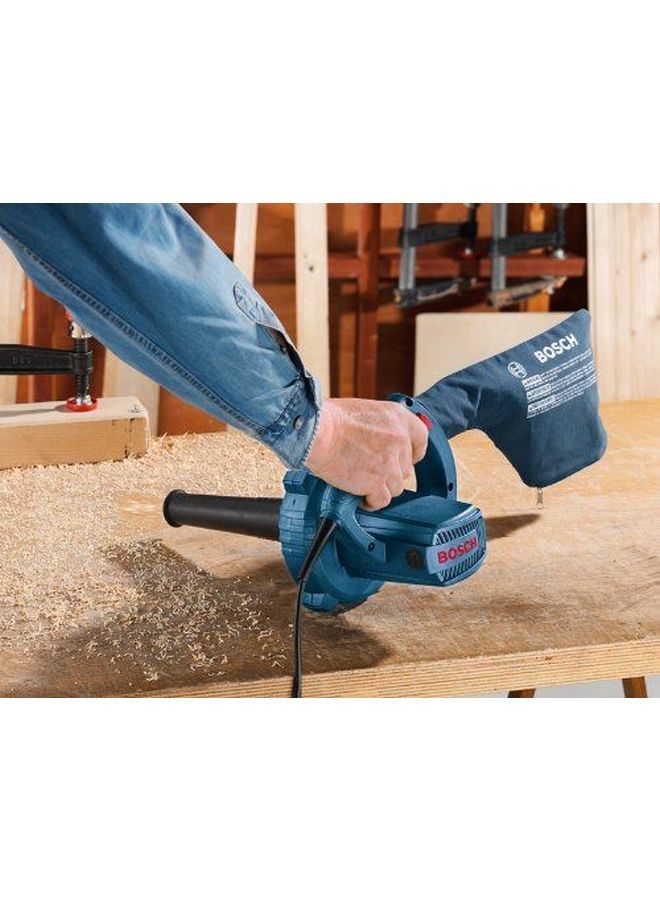 BOSCH 820 Watt Professional Blower With Dust Extraction Blue/Black/Red 500x215mm - Image 4