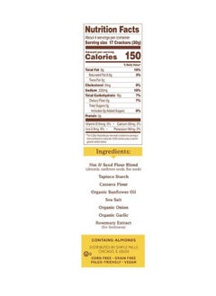 Simple Mills Almond Flour Crackers Fine Ground Sea Salt 4.25 oz 120 g  - Image 2
