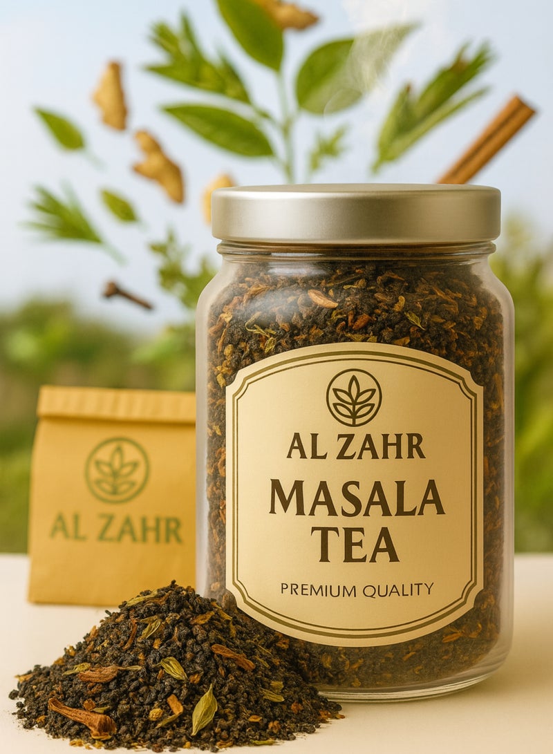 Zahr Masala Tea – Premium Dried Herbal Masala Tea Leaves | Natural Botanical Tea for Gardening, Horticulture, Potpourri & Aromatic Use - Image 1