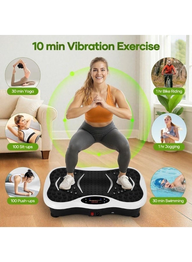 LIVVY Vibration Plate Exercise Machine – Whole Body Fitness Platform for Weight Loss, Recovery & Circulation | Home Workout Trainer with LED Display & Remote | 330lbs Capacity - Image 3