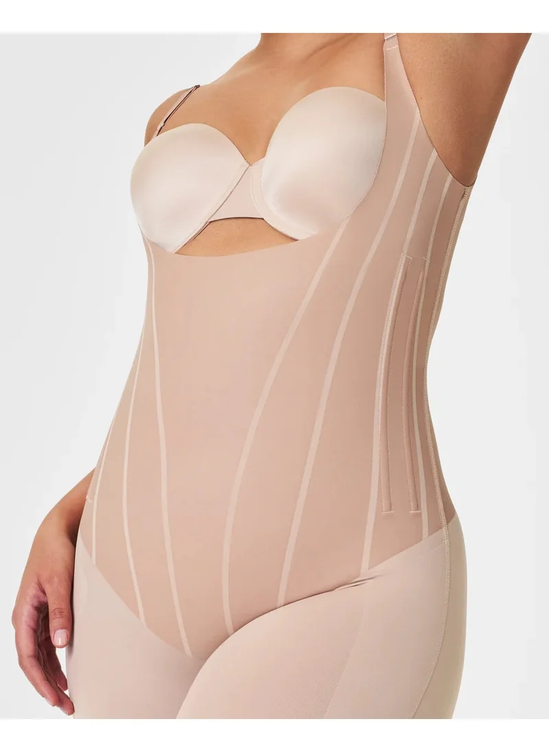 SPANX Spanx 10426R Open Bust Midthigh Bodysuit Nude (Natural Bronze)