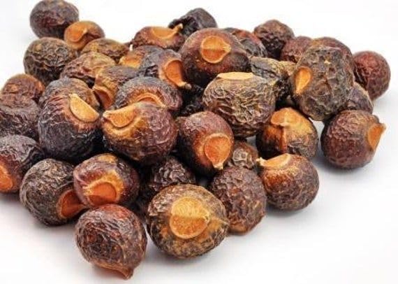 SKC CRAFTS Organic Whole Dried ReethaRitha  Soap Nuts  ArithaArithAreetha Raw Form For Hairs 250 grams  - Image 1