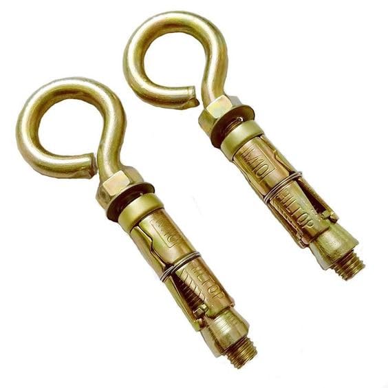 Anchor Round Close Brass Hook 10 mm Fasteners Brass Hook Color Golden 12mm 4 - Image 4