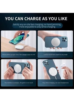 KIIUMI Wireless Charger for iPhone 15/14/13/12 Series, Fast Charging Magnetic Charger Compatible 15W Phone Charger Charging Pad  - Image 4