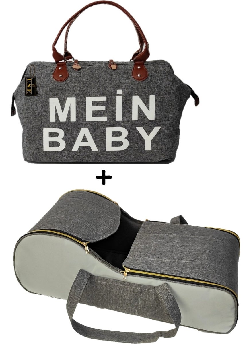 U.S.F Carrycot, Baby Carrier, Stroller + Hospital Release Mother and Baby Care Bag Set of 2  - Image 1