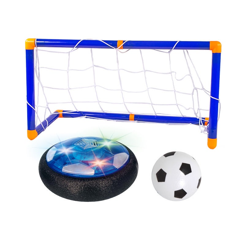 Kids Inflatable Soccer Goal Set Toy with Light & Music, Indoor Outdoor Play - Image 5