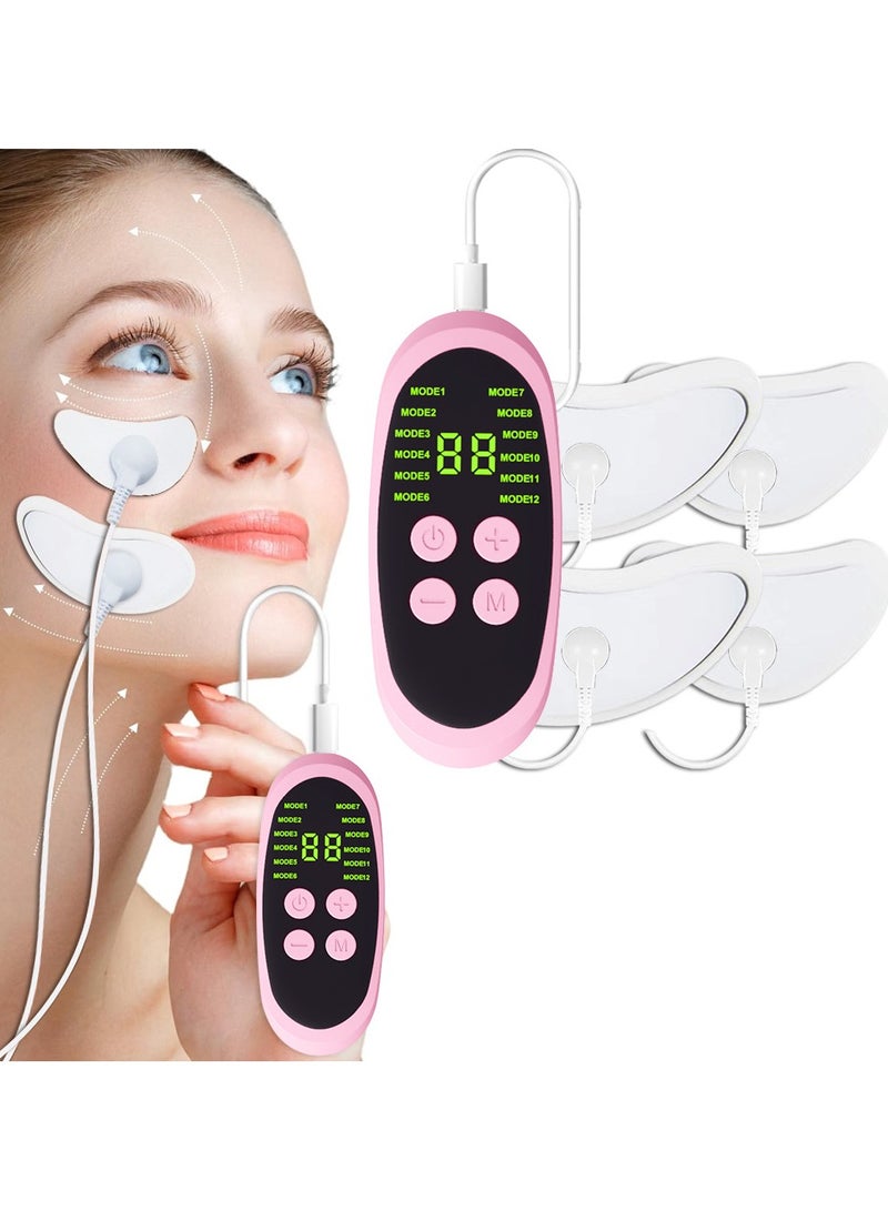 general Facial beauty device microcurrent lifting firming facial mini massager unlocks skin rejuvenation USB - Image 4