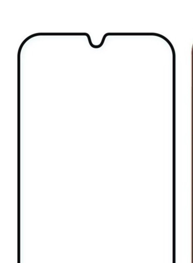 3D Full Covered Tempered Glass Screen Protector For Galaxy A70 Clear/Black - Image 2