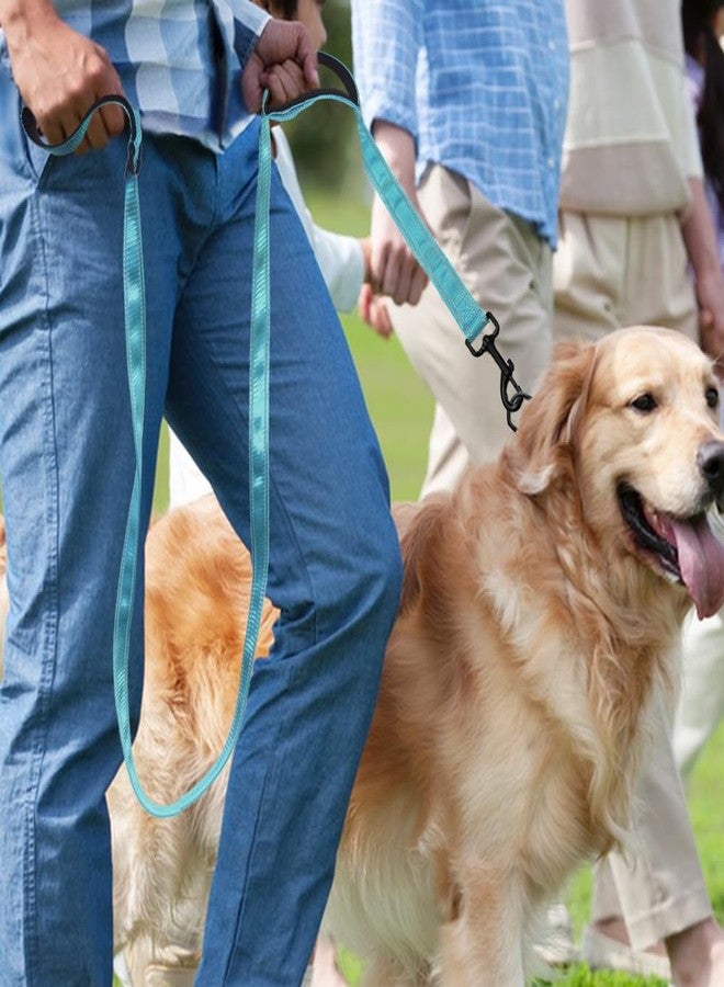 سورس تون عبوتان من أطواق الكلاب شديدة التحمل للكلاب الكبيرة، طوق عاكس مزدوج الطبقات من سورس تون بطول 6 أقدام مع مقبض مزدوج ومشبك دوار 360 درجة | مقبض مبطن للكلاب متوسطة الحجم إلى العملاقة - Image 2