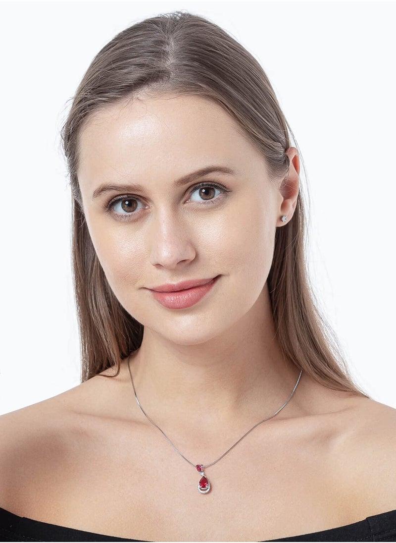 J.Rosée - Swarovski Elements Crystal 18K Rose Gold Plated 925 Sterling Silver Pendant Necklace for Women Gift Packing J.Rosée Fashion Jewelry JR-1002 - Image 1