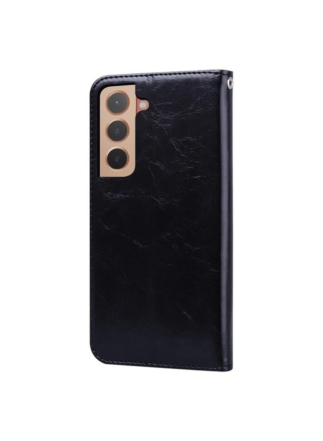 erorex Case For Samsung Galaxy S22 5G Oil Wax Texture Leather Phone Case - Image 3