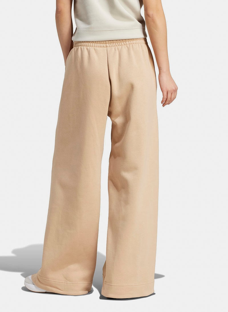 Adidas All Szn Fleece Loose Wide Leg Pants - Image 2
