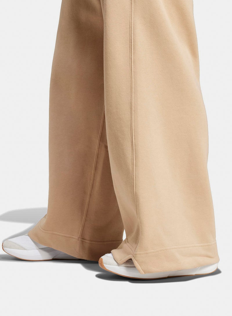 Adidas All Szn Fleece Loose Wide Leg Pants - Image 5