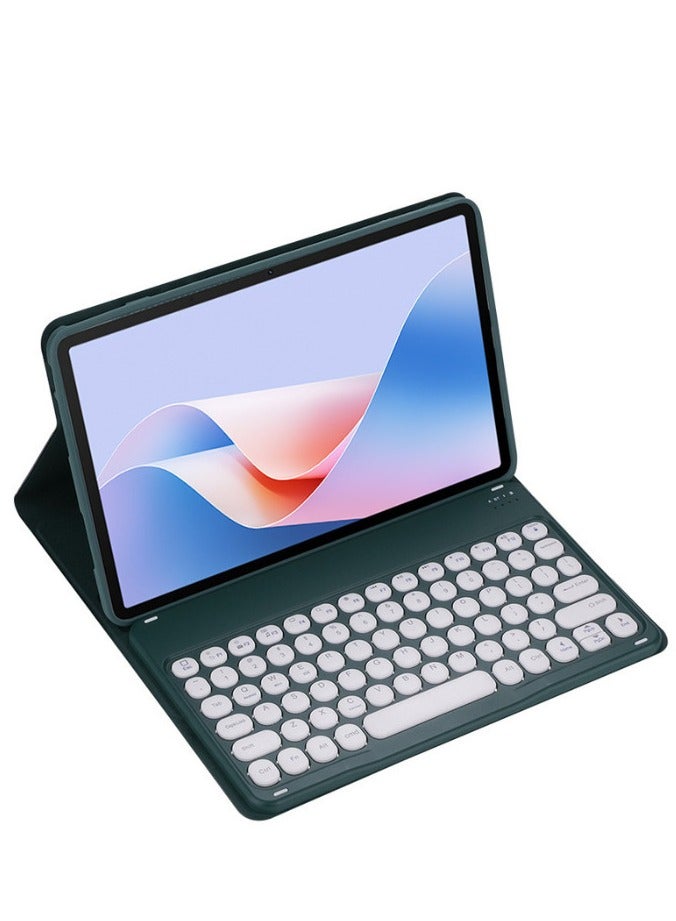 general for OPPO Pad 4 Pro case with Keyboard (2025) 13.2 Inch, Soft TPU Back , Round Key Keyboard, Auto Sleep/Wake