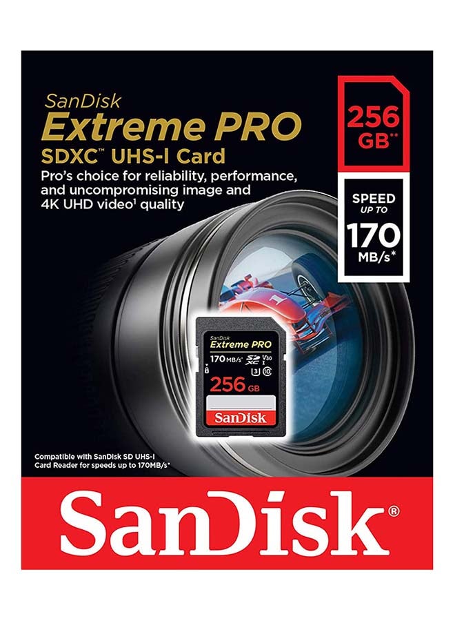Extreme PRO UHS-I SDXC Memory Card 170MB/s -SDSDXXY-256G-GN4IN - Image 4