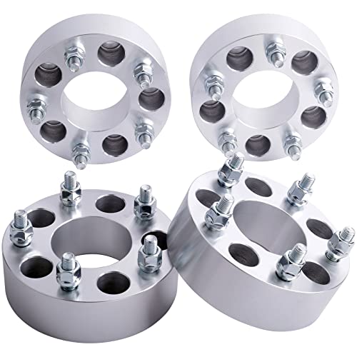 DCVAMOUS 4PC 5x4.75 to 5x5 Wheel Adapters 2 Inch with 12x1.5 Studs Compatible with Chevy GMC 5 Lug 5x120.65 to 5x127 for 1982-2003 Camaro | 1984-2019 Corvette | 1982-2004 S10 Blazer | Jimmy Sonoma - Image 1