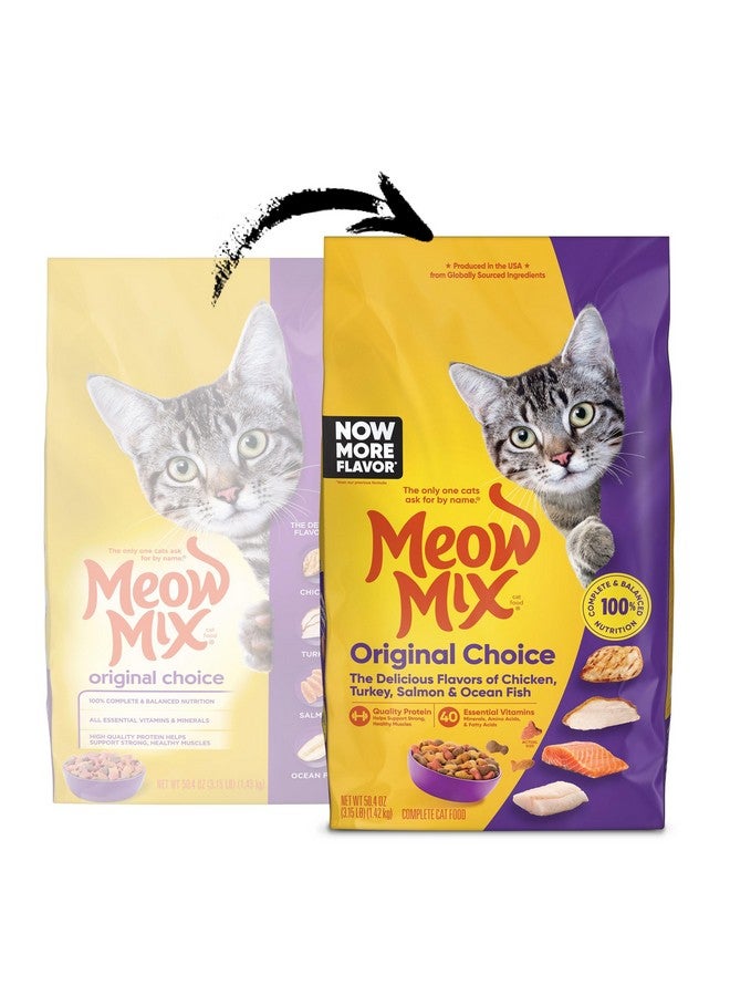 مياو مكس طعام القطط الجاف مياو ميكس أوريجينال تشويس، 3.15 رطل - Image 2
