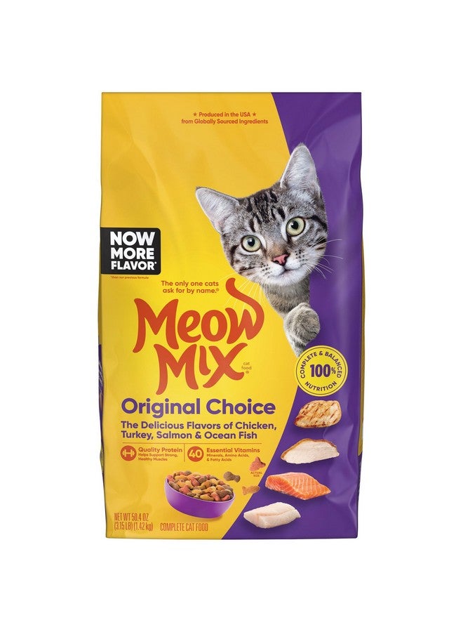 مياو مكس طعام القطط الجاف مياو ميكس أوريجينال تشويس، 3.15 رطل - Image 1