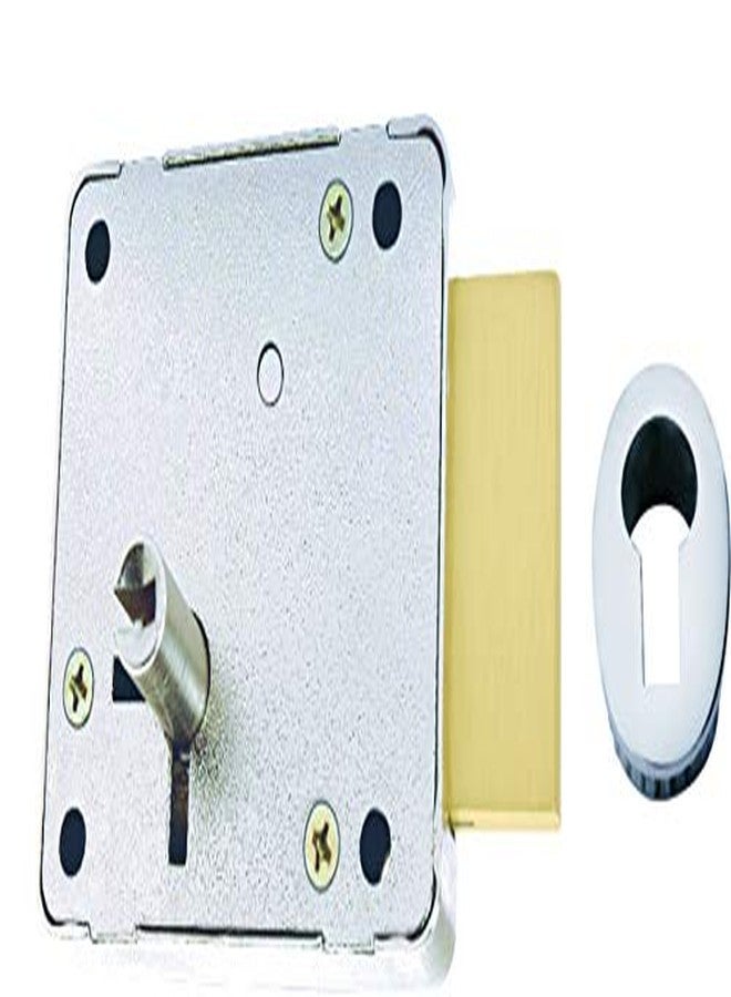 Bonus Cupboard Lock CB-55 (Size-Universal Fitment)(Material-Mild Steel)(Silver Colour)(Nickel Finish) - Image 4