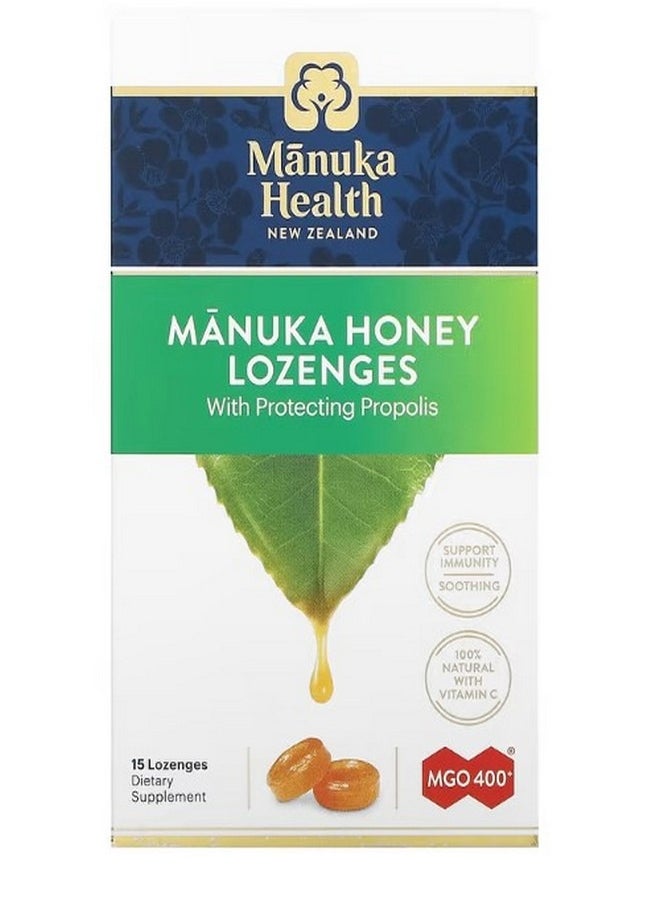 Manuka Honey Lozenges Propolis MGO 400 15 Lozenges